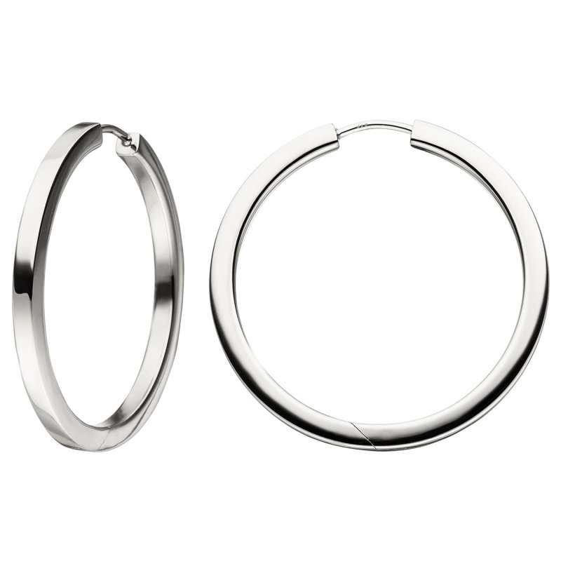 JOBO Creolen 925 Sterling Silber Ohrringe Silbercreolen Silberohrringe