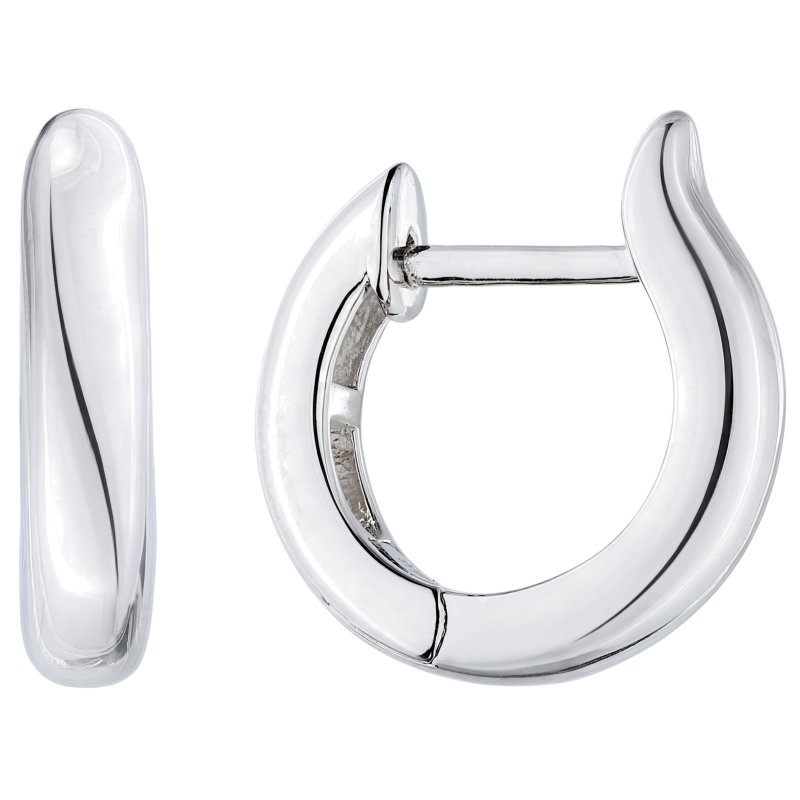JOBO Creolen 925 Sterling Silber Ohrringe