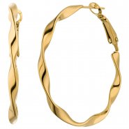 JOBO Creolen Edelstahl goldfarben
