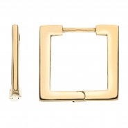 JOBO Creolen - Goldene Quadrate