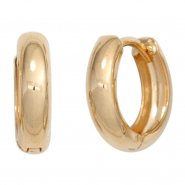 JOBO Creolen rund 333 Gold Gelbgold Ohrringe Goldohrringe Goldcreolen