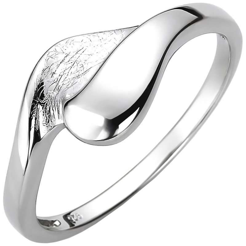 JOBO Damen eismatt Silberring Silber Sterling 925 Ring
