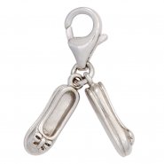 JOBO Einh�nger Charm Ballerinas 925 Sterling Silber rhodiniert