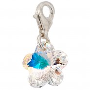 JOBO Einh�nger Charm Blume 925 Sterling Silber