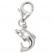 JOBO Einh�nger Charm Delfin 925 Sterling Silber rhodiniert
