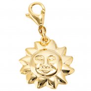 JOBO Einh�nger Charm Sonne aus 333 Gold Gelbgold Goldcharm