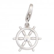 JOBO Einh�nger Charm Steuerrad 925 Sterling Silber rhodiniert