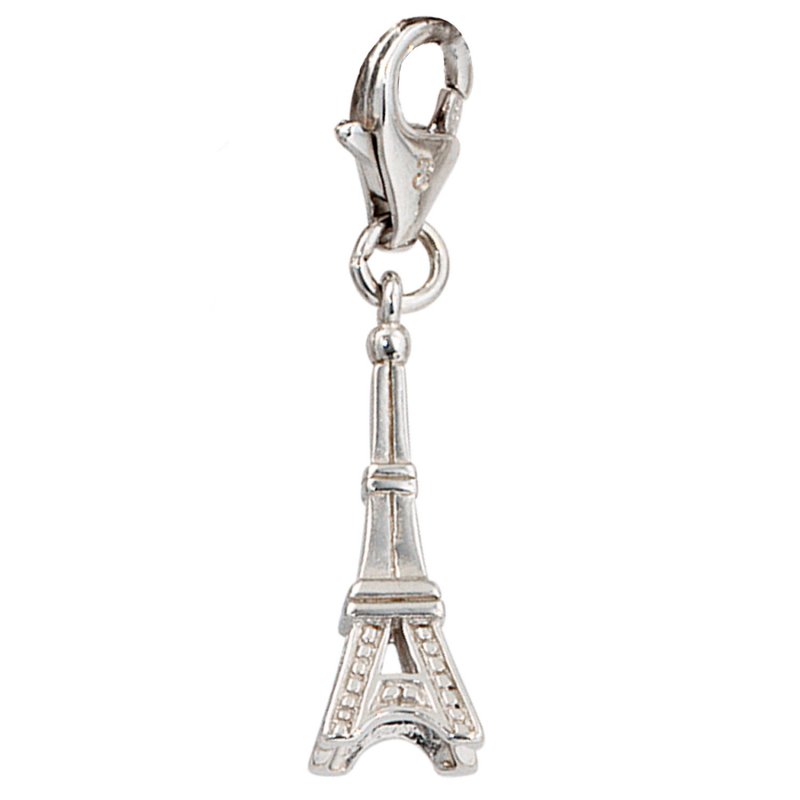 JOBO Einh�nger Charm Eiffelturm 925 Sterling Silber rhodiniert