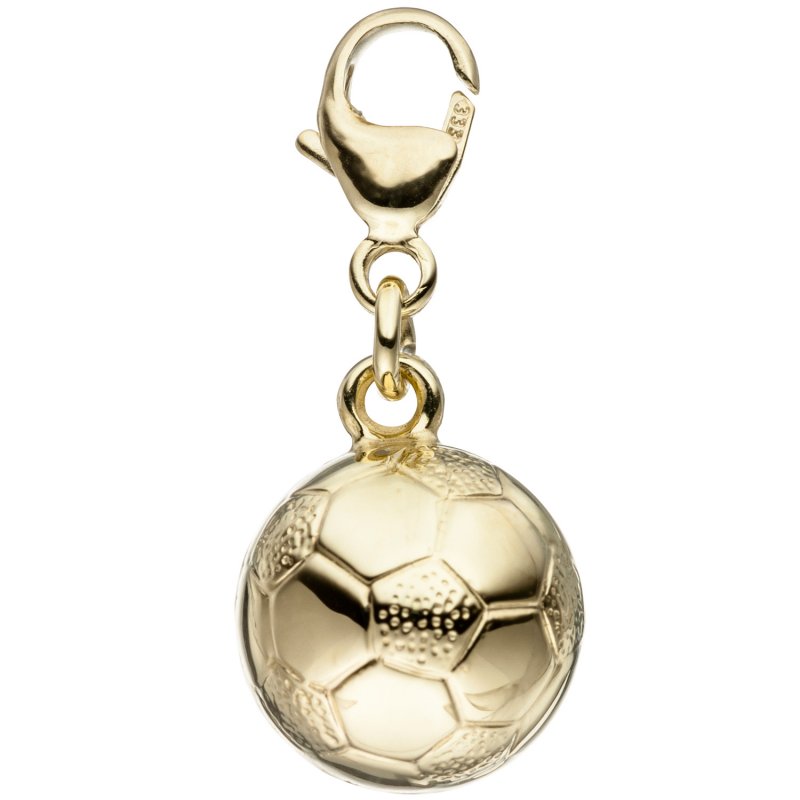 JOBO Einh�nger Charm Fu�ball 333 Gold Gelbgold Anh�nger Fu�ballcharm Goldcharm