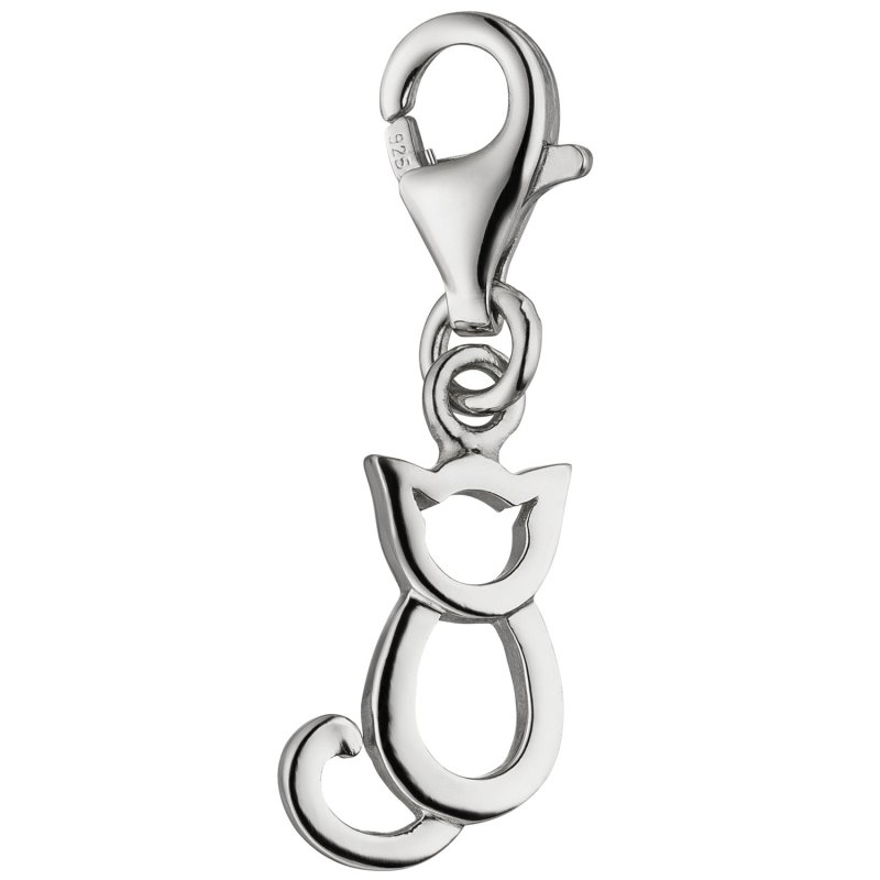 JOBO Einh�nger Charm Katze 925 Sterling Silber