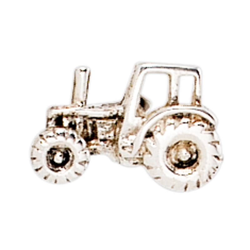 JOBO Einzel-Ohrstecker Traktor 925 Sterling Silber rhodiniert