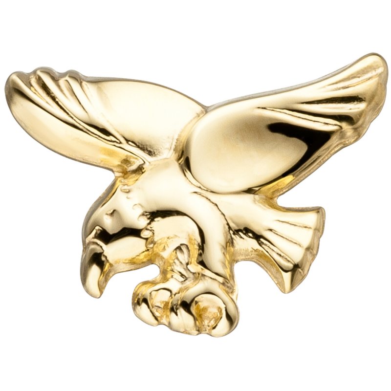 JOBO Einzelohrstecker Adler 585 Gold Gelbgold Einzelohrring