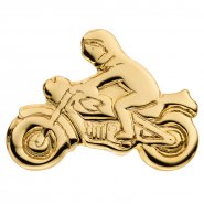 JOBO Ohrstecker Motorrad 333 Gold