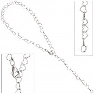 JOBO Fu�kettchen Fu�kette Herz 925 Sterling Silber 27 cm variabel verk�rzbar