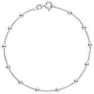JOBO Fu�kettchen Fu�kette mit Kugeln 925 Sterling Silber 25 cm Silberkette