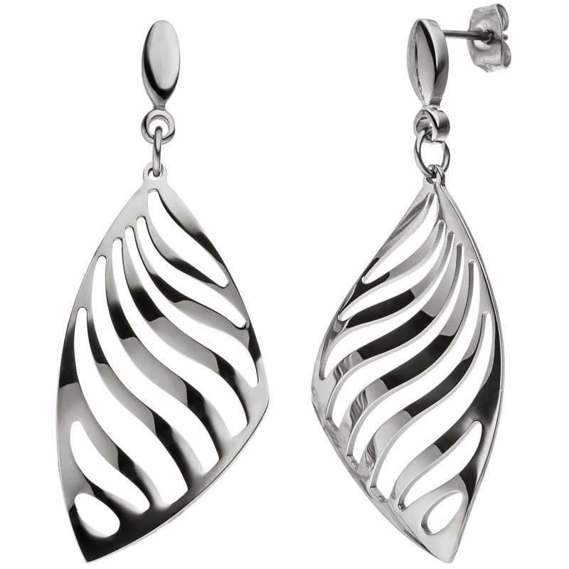 JOBO Gro�e Ohrh�nger aus Edelstahl Ohrringe Ohrstecker