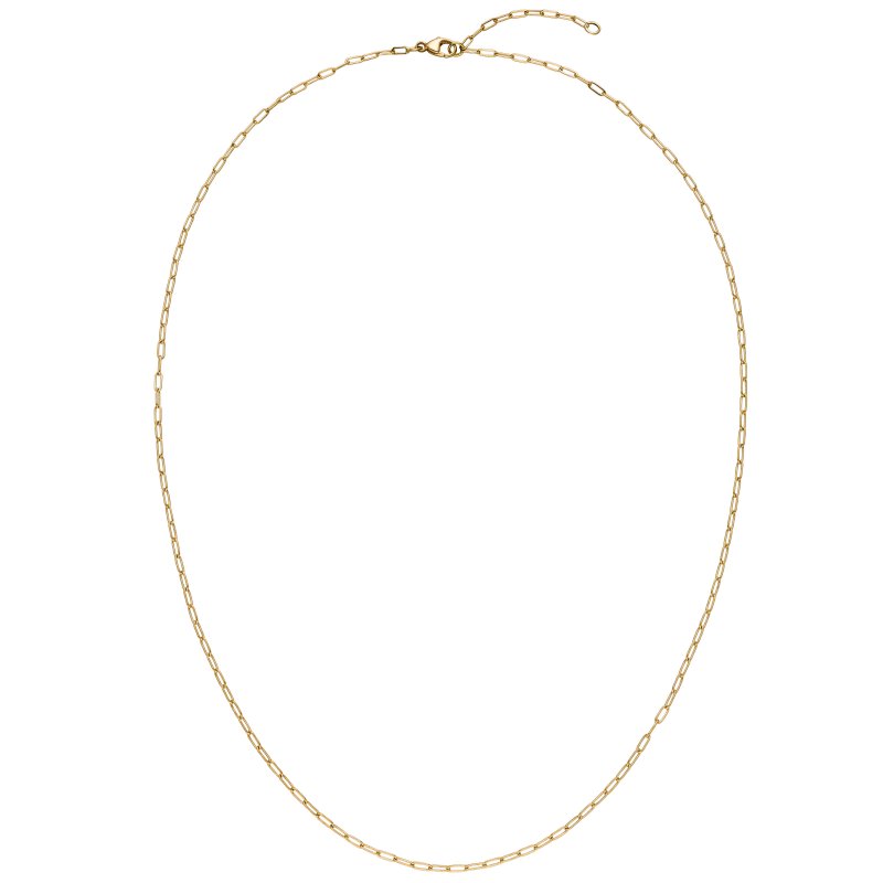 JOBO Halskette 750 Gold Gelbgold 45 cm Kette Goldkette Karabiner