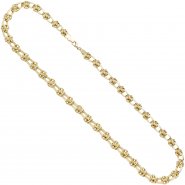 JOBO Halskette Kette 375 Gold Gelbgold 46 cm Goldkette Karabiner