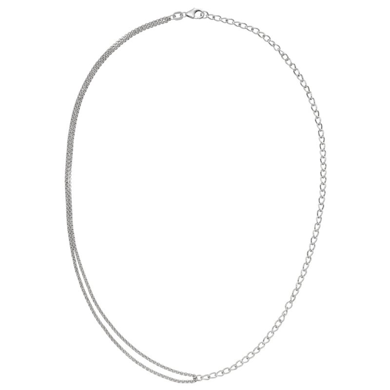 JOBO Halskette Kette 925 Sterling Silber 42 cm Silberkette Karabiner