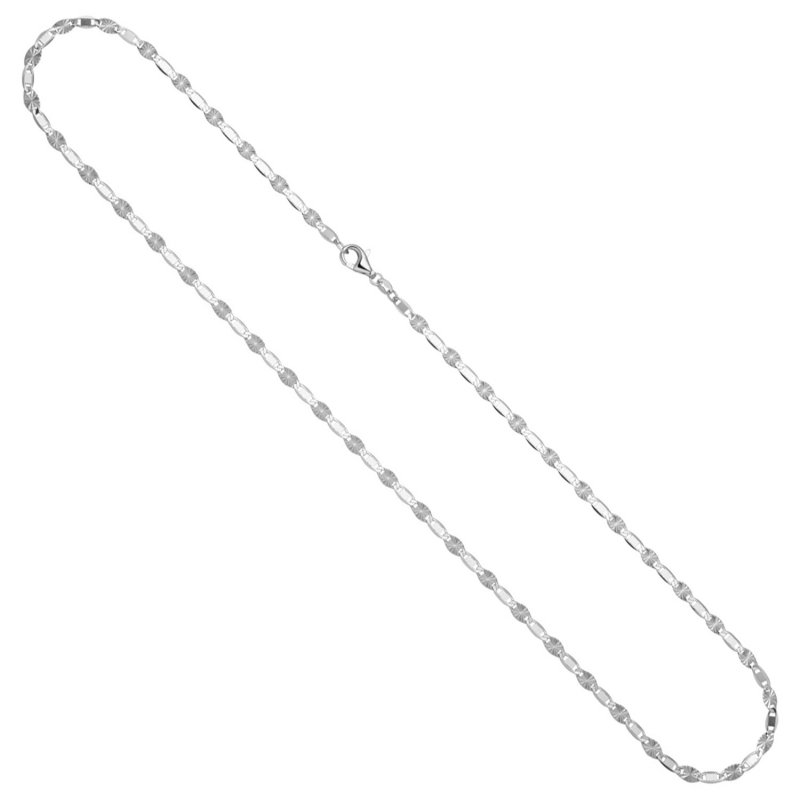 JOBO Halskette Kette 925 Sterling Silber 50 cm Silberkette Karabiner