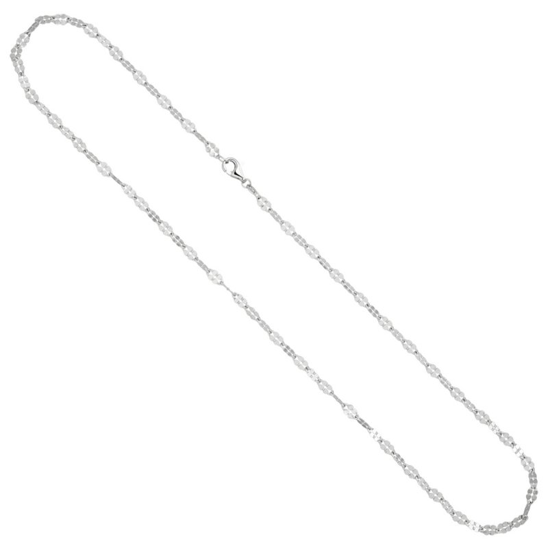 JOBO Halskette Kette 925 Sterling Silber 50 cm Silberkette Karabiner