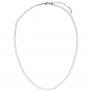 JOBO Halskette Muschelkern Perlen 50 cm
