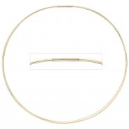 JOBO Halsreif 5-reihig 585 Gold Gelbgold 45 cm Goldkette Goldreif