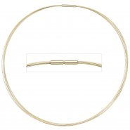 JOBO Halsreif 7-reihig 585 Gold Gelbgold 50 cm Goldkette Goldreif
