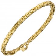 JOBO K�nigsarmband 585 Gold Gelbgold massiv 19 cm Armband Goldarmband