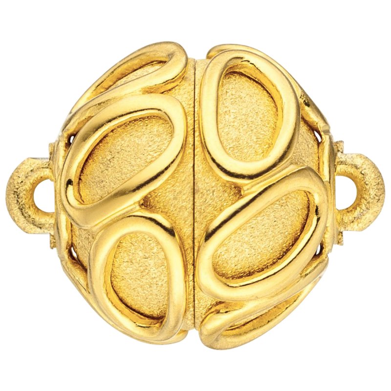 JOBO Kettenschlie�e Magnet-Schlie�e 925 Silber gold vergoldet Kettenverschlie�e