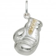 JOBO Kinder Anh�nger Boxhandschuh 925 Silber bicolor vergoldet Kinderanh�nger