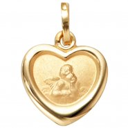 JOBO Kinder Anh�nger Engel Schutzengel 333 Gold Gelbgold mattiert Kinderanh�nger