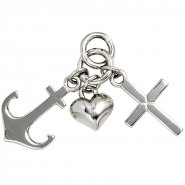 JOBO Kinder Anh�nger Glaube Liebe Hoffnung 925 Sterling Silber Kinderanh�nger