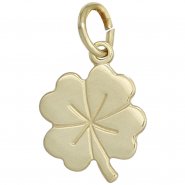JOBO Kinder Anh�nger Kleeblatt 333 Gold Gelbgold Gl�cksbringer Kinderanh�nger