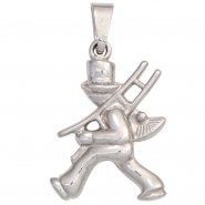 JOBO Kinder Anh�nger Schornsteinfeger 925 Sterling Silber rhodiniert Kinderanh�nger