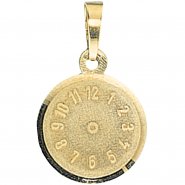 JOBO Kinder Anh�nger Taufuhr 333 Gold Gelbgold mattiert Kinderanh�nger
