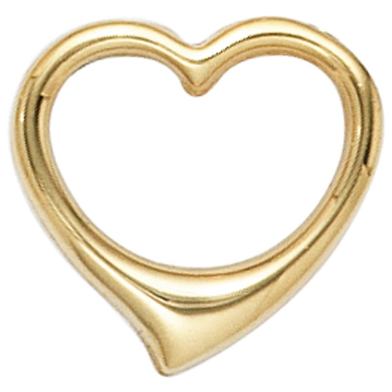 JOBO Kinder Anh�nger Herz Schwingherz 585 Gold Gelbgold Herzanh�nger Kinderanh�nger
