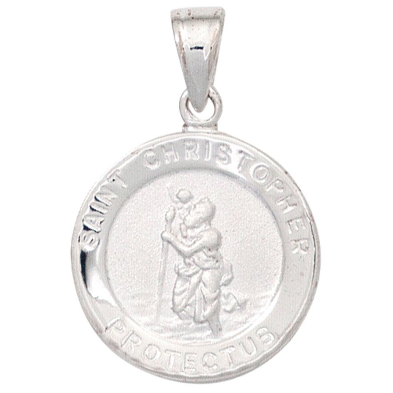 JOBO Kinder Anh�nger Schutzpatron Christophorus 925 Silber mattiert Kinderanh�nger