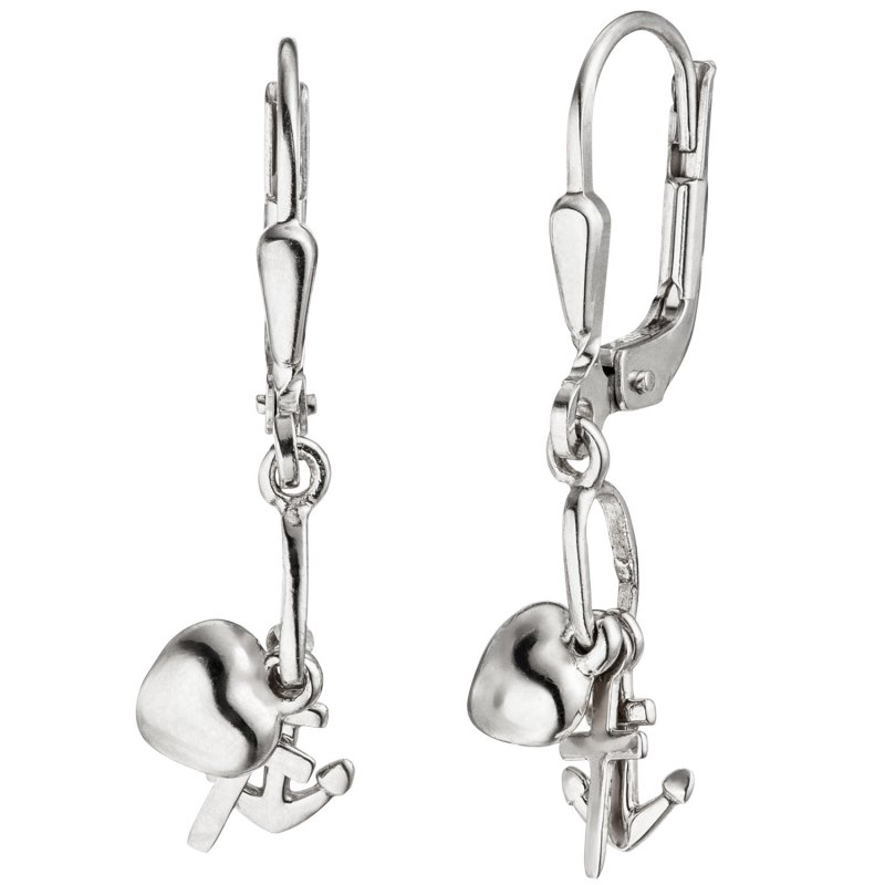 JOBO Kinder Ohrh�nger Glaube Liebe Hoffnung 925 Sterling Silber Kinderohrringe