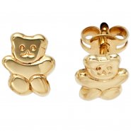 JOBO Kinder Ohrstecker Teddy-B�r 333 Gold Gelbgold Ohrringe Kinderohrringe