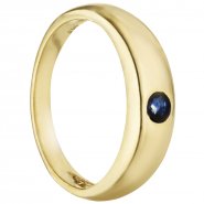 JOBO Kinder Taufring 333 Gold Gelbgold 1 blauer Saphir Taufanh�nger