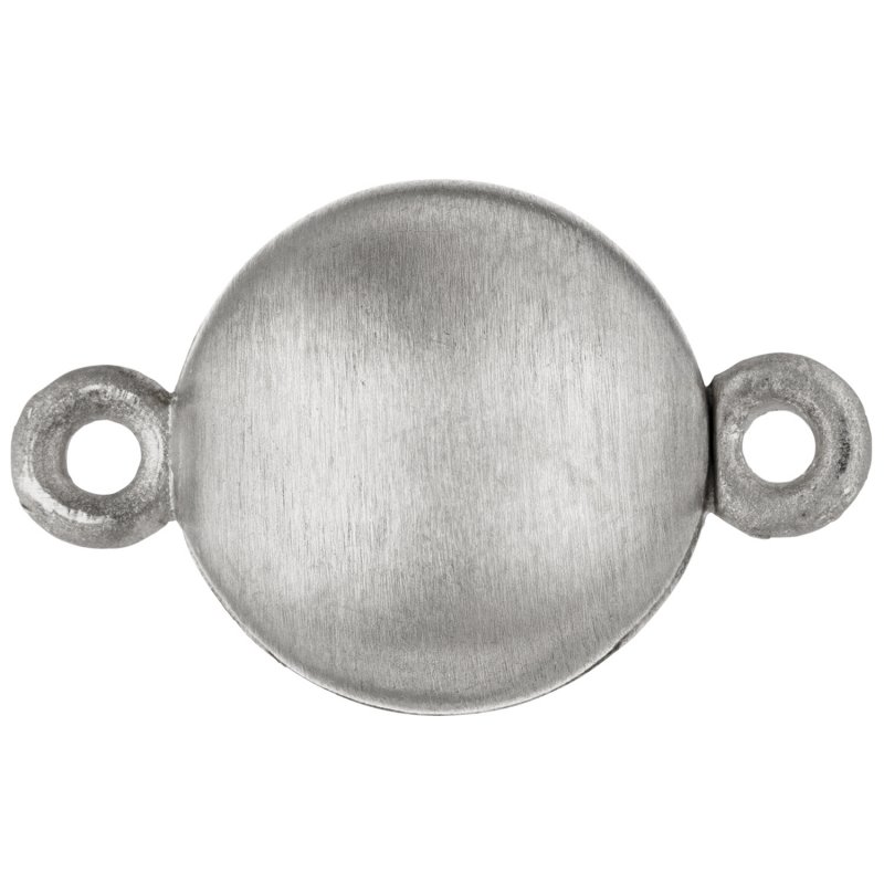 JOBO Magnet-Schlie�e 925 Sterling Silber matt mattiert Verschluss f�r Perlenkette