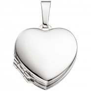 JOBO Medaillon Herz f�r 4 Fotos 925 Sterling Silber Anh�nger zum �ffnen