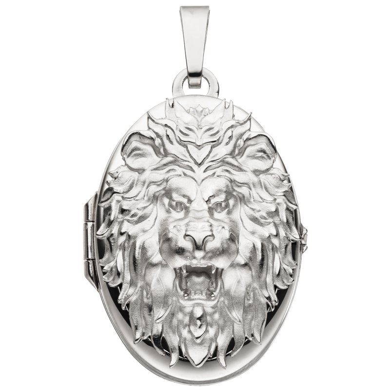 JOBO Medaillon L�we oval 925 Sterling Silber