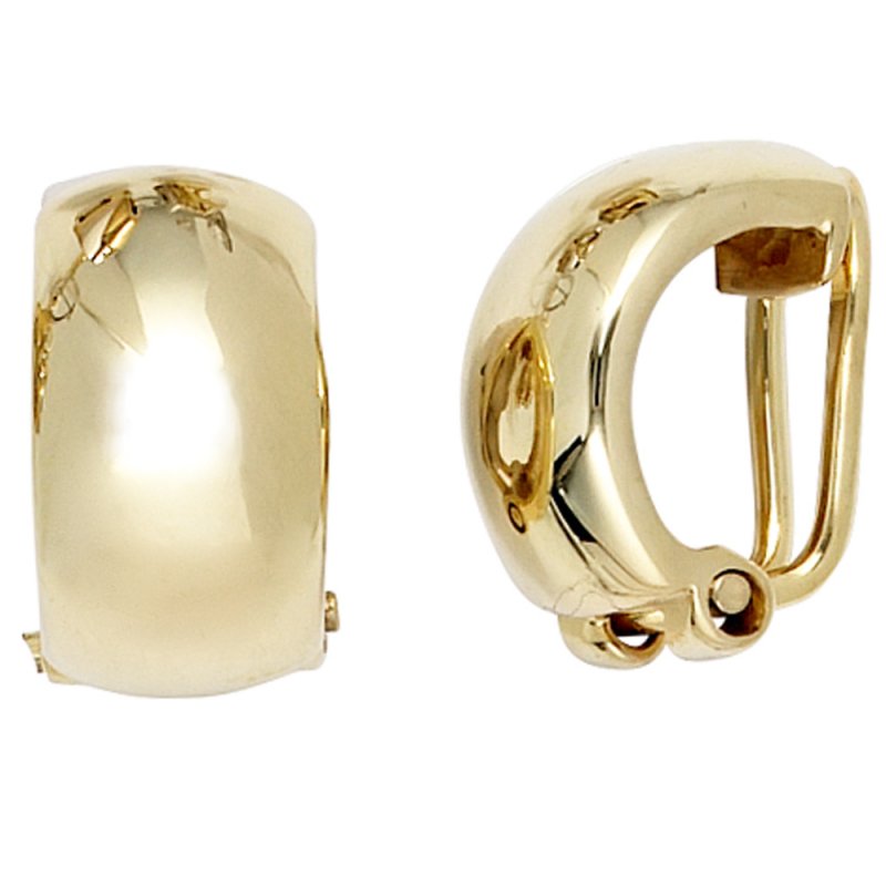 JOBO Ohrclips 333 Gold Gelbgold Ohrringe Clips