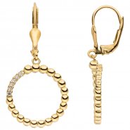 JOBO Ohrh�nger 333 Gold mit Zirkonia