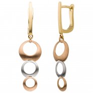 JOBO Ohrh�nger Gold tricolor 585