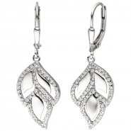 JOBO Ohrh�nger 925 Sterling Silber 104 Zirkonia Ohrringe Boutons Silberohrringe