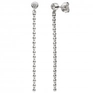 JOBO Ohrh�nger 925 Sterling Silber 2 Zirkonia Ohrringe Ohrstecker Silberohrringe