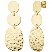 JOBO Ohrh�nger 925 Sterling Silber gold vergoldet Ohrringe